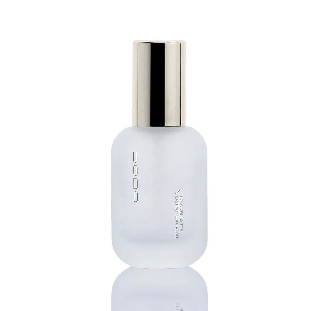 High Quality Customized 30ml Oval Glass Bottle Lotion Pump for Cosmetic Container