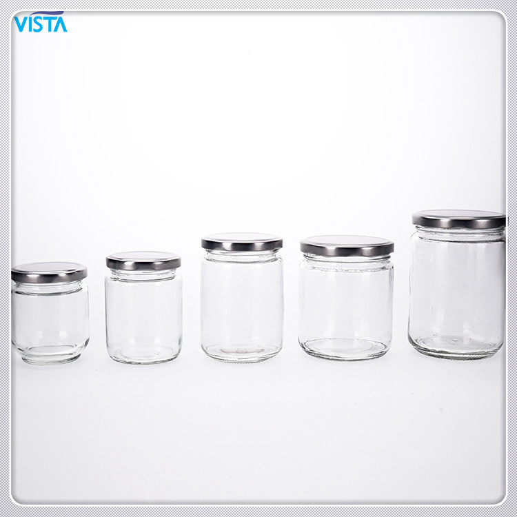 350ml Multi Purpose Flint Glass Jar Bottle with 500ml Size Alternative Options
