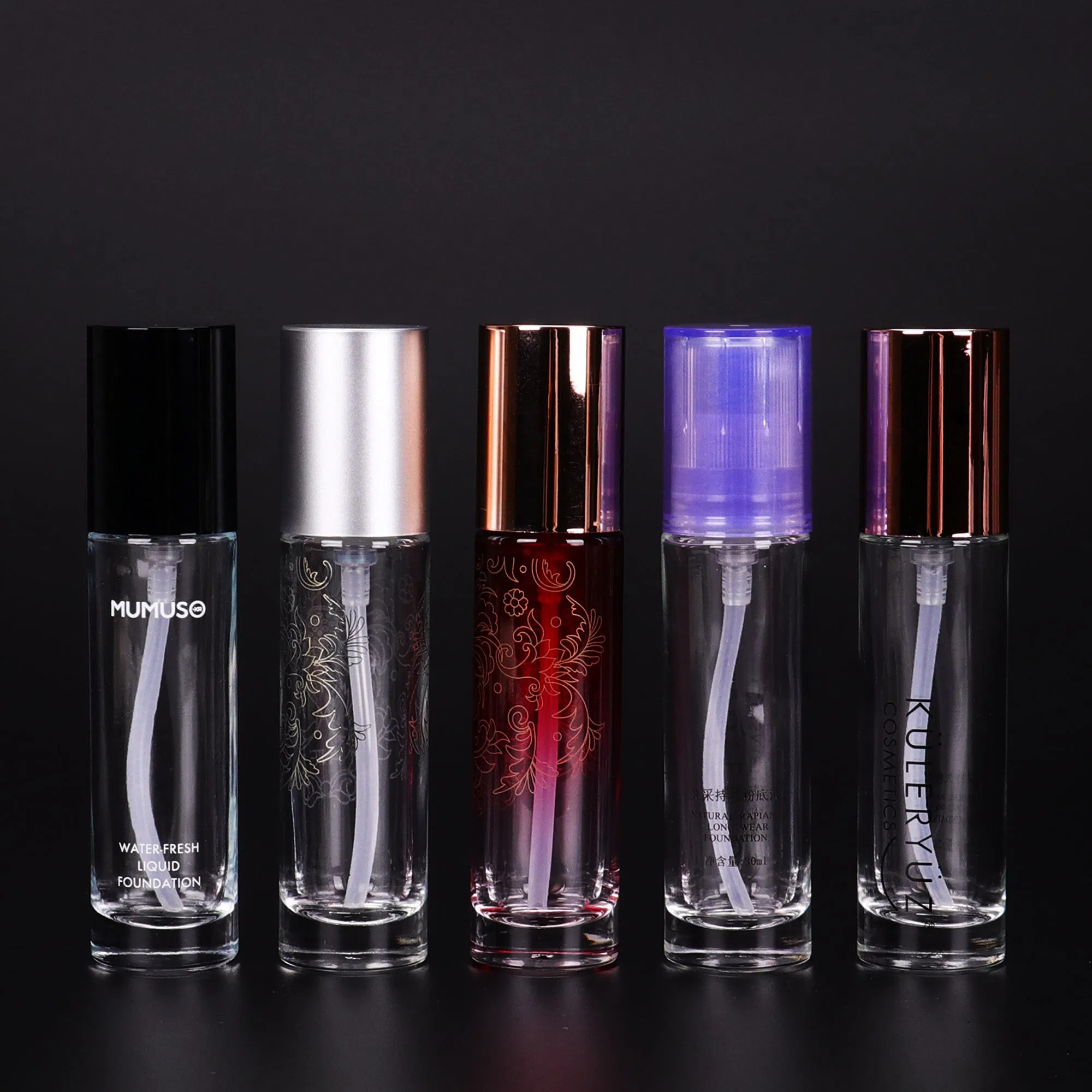 Wholesale Round 3oml Lotion Glass Bottle Perfume Bottle Cosmetic Bottles for Cosmetic Container